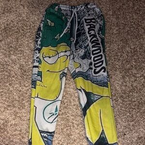 Graphic Joggers + Hoodie with Cartoon Print